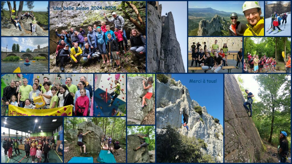montage photos illustrant les différentes activités de l'année 2024-2025